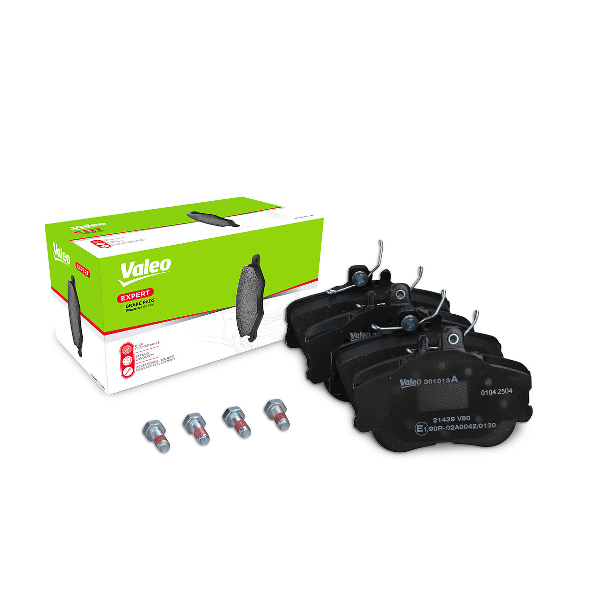 Jeu de 4 plaquettes de frein VALEO ref. 301013A